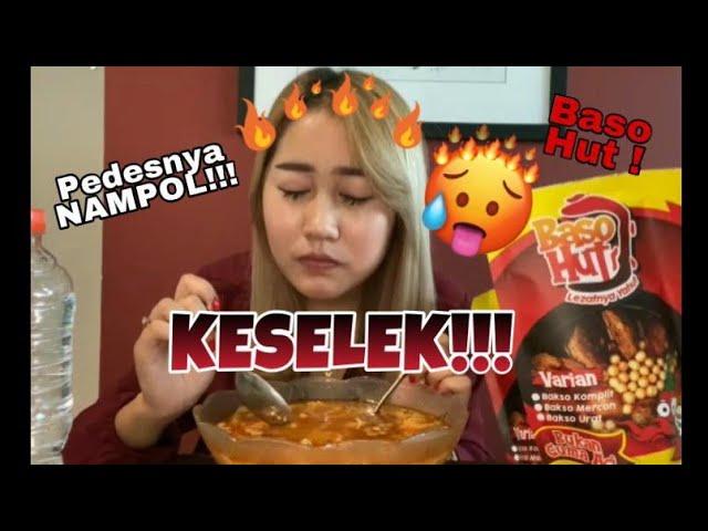 MUKBANG BASO HUT SAMPE KESELEK SAKING PEDESNYA | By Cindy Meiriska