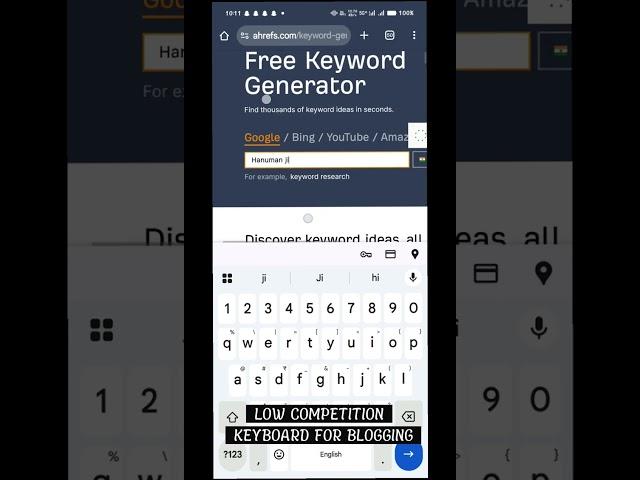 Low Competition Keyboard Research for Micro Niche blogging 2025 #bloggingniche #microniche