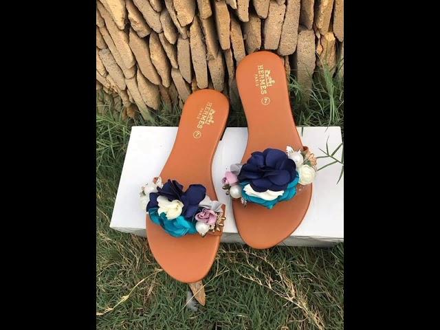 Stylish Flat Sandals Collection | Latest Beautiful Flat Sandals Designs | College Wear Sandals