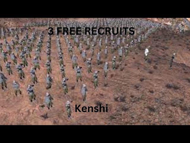 3 Free Recruits - Kenshi