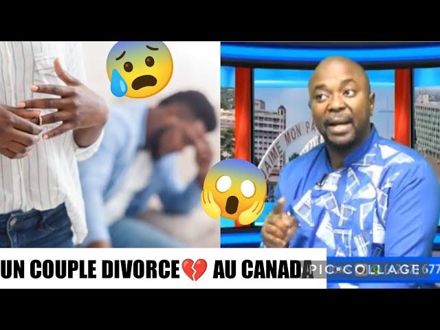 UN COUPLE AMOUREUX A PEINE ARRIVÉE AU CANADA  DIVORCE PARCE QUE L' HOMME A...‍️