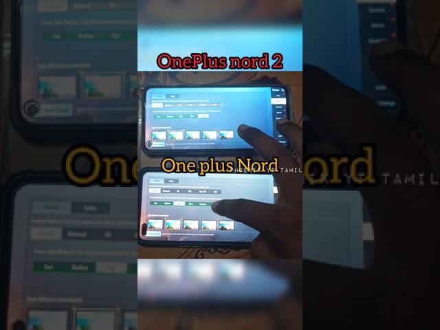 One plus Nord 2 vs one plus Nord BGMI graphics test #Shorts
