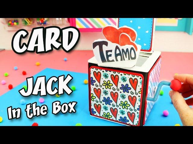 【 CARD MAKING 】 I LOVE YOU CARD Jack In The Box - Original Gift | aPasos Crafts DIY
