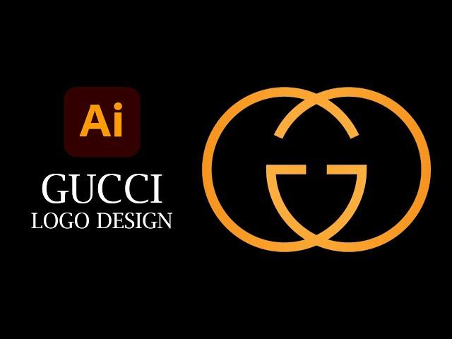 Gucci Logo Design by Adobe Illustrator | Illustrator Logo Design | Learn With Sazzad