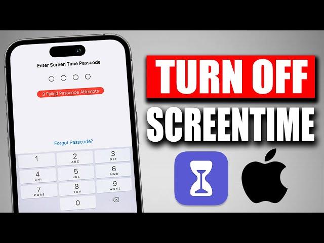 How to Turn OFF Screen Time Without Password (2024) | Turn Off Parental Controls - iPhone