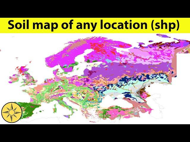 Get the soil map of any location (shapefile)