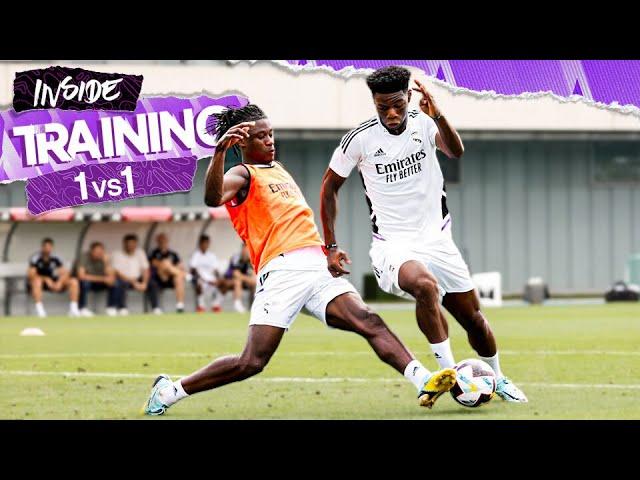 INTENSE 1v1 Real Madrid TRAINING session