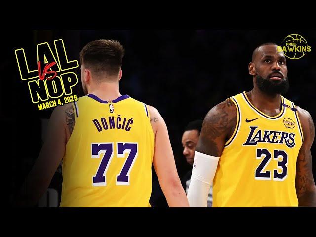 Los Angeles Lakers Full Team Highlights vs Pelicans | March 4, 2025 | FreeDawkins