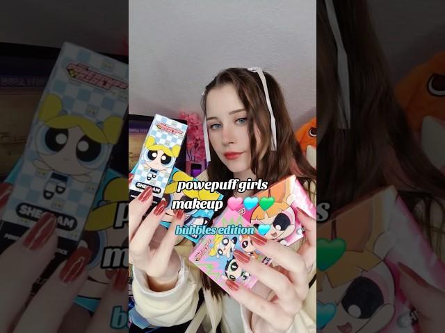 ASMR Unboxing Powerpuff Girls Makeup  #asmr #shorts