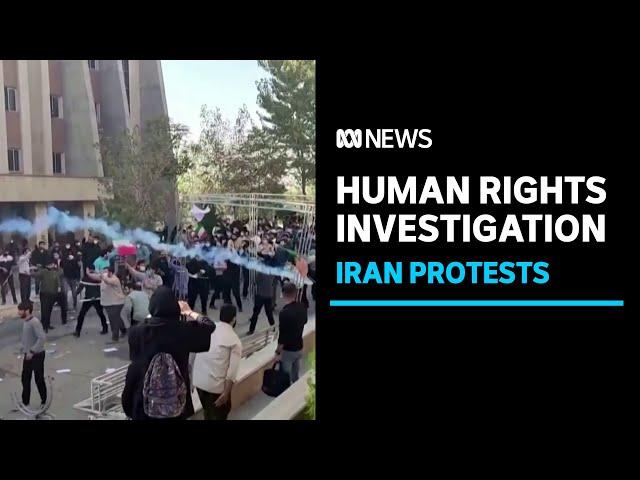 UN council to investigate human rights abuses at Iran protests | ABC News