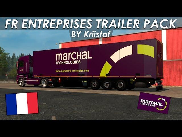 [ETS2 MOD] France Trailer Skins Pack by Kriistof