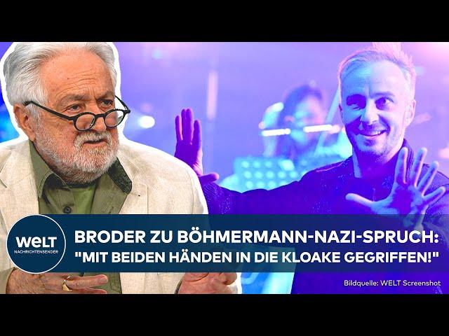 "NAZIS KEULEN": Henryk M. Broder zu Böhmermann-Spruch "Mit beiden Händen in die Kloake gegriffen!"