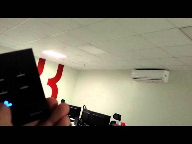 Soluxima Lumyx LED Light Controller in action