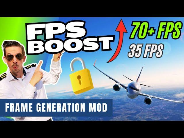 FPS Boost mit FSR 3 Frame Generation Mod in MSFS | ALLE RTX Grafikkarten | Review & How To | Deutsch