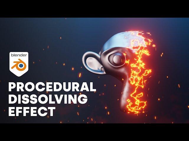 Procedural Dissolving Effect (Blender Tutorial)