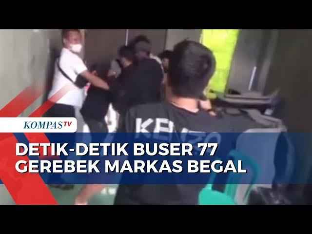 Buser 77 Gerebek Markas Begal di Kendari, Para Pelaku Sempat Berusaha Kabur