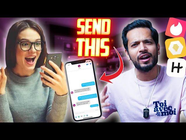 Top 5 Opening Lines For Tinder & Online Dating | How To Start A Conversation On Tinder | Hindi