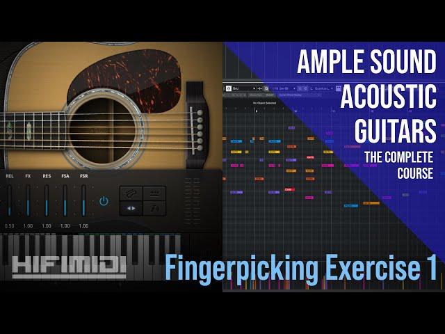 Programming Acoustic Guitar Arpeggios in Riffer | Fingerstyle Exercise 1