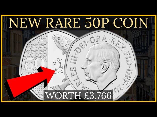 Rare Salmon Fish 50p Coin worth £3,766 – Do you have this animal 50 pence Coins ?