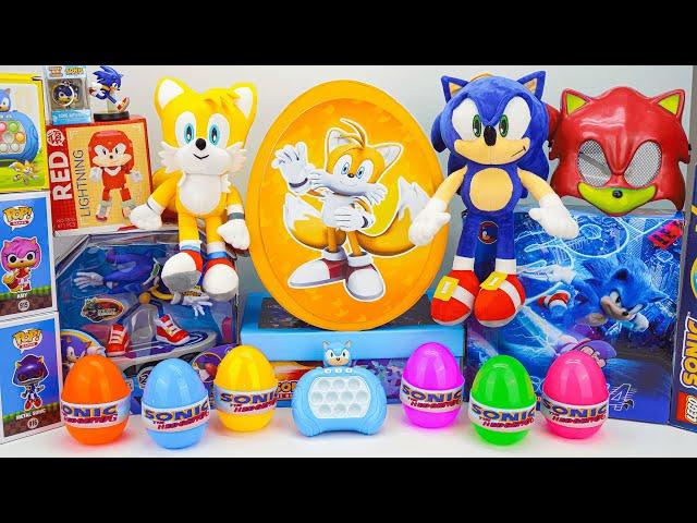 Sonic The Hedgehog Toys Unboxing ASMR| Giant Mysterious Tails Egg Box| Colorful Sonic Eggs Surprise