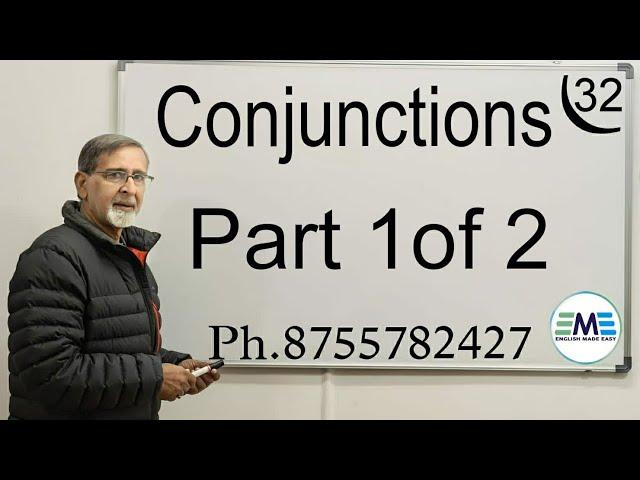 CONJUNCTIONS |PART 1 OF 2 | SUBORDINATING & COORDINATING + TYPES OF CLAUSES | ENGLISH MADE EASY |