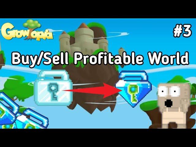 Buy/Sell Profitable World (LOW BUDGET) #Part3 |GROWTOPIA