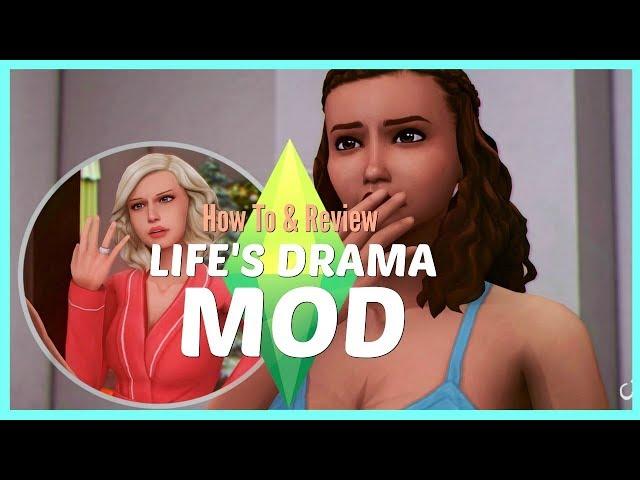 TS4 Life's Drama Mod V1.0 A  - Real Sim Drama - The Sims 4 - Mod Tutorial And Review + Download Link