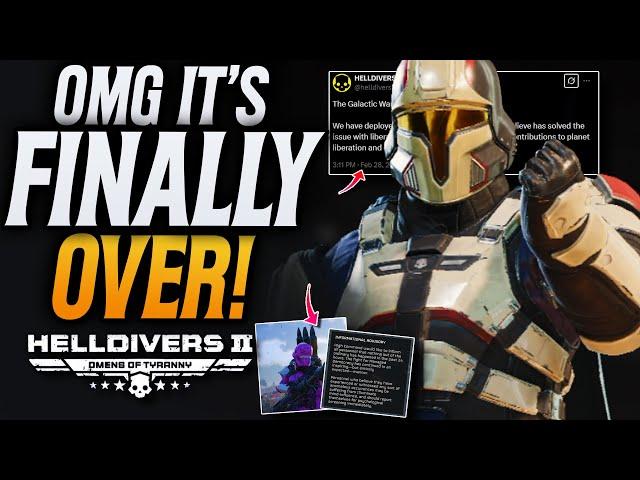 Helldivers 2 OMG It's Finally Over! Informational Advisory!