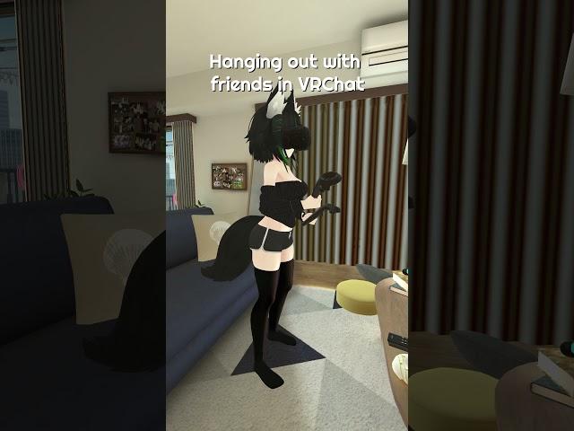 When your roommate sees you playing VRChat