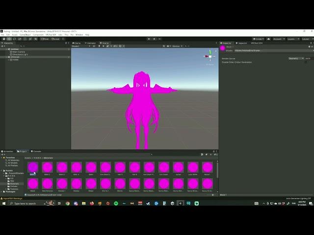 PINK UNITY MATERIAL FIX (UPDATED 2023) VRCHAT AVATAR