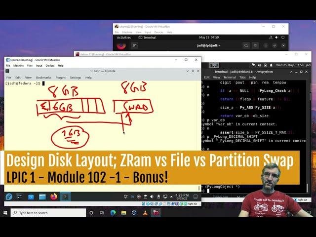 LPIC1 - 013 - 102.1 - Bonus! - Different kinds of swaps: Partition, File & ZRam