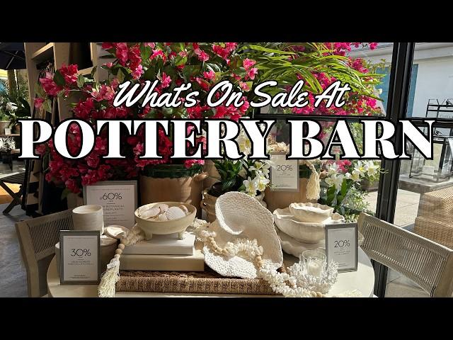 POTTERY BARN is having a SALE!