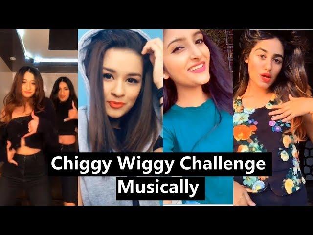 Chiggy Wiggy Challenge Musically Tiktok | Avneet Kaur, Mr. Faisu, Unnati mallharkar, Aashna