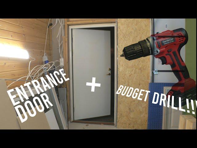 Insulated Door | Budget drill | Review | New Workshop #2