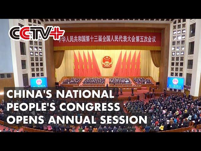 China's National People's Congress Opens Annual Session