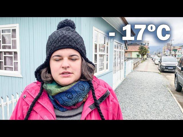 How people live in the coldest city in Brazil (-17ºC)