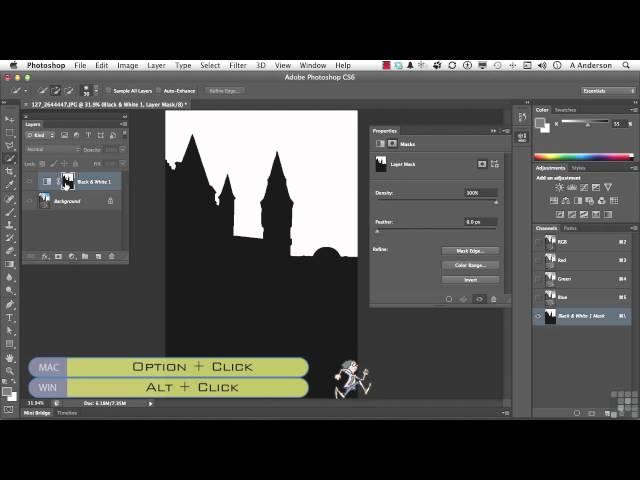 Adobe Photoshop CS6 Tutorial | Adjustment Layers and Masks | InfiniteSkills