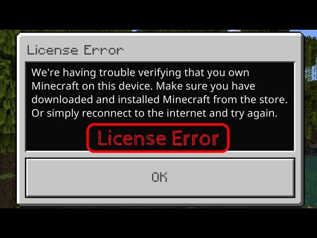 Fix minecraft license error we're having trouble verifying that you own minecraft on this device