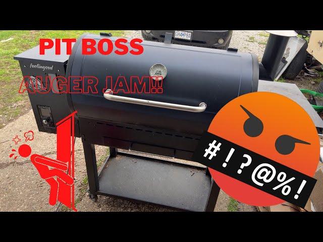 Pit Boss Jammed Auger: PB1000 worst auger jam Pit Boss has seen! How to fix a stuck Pit Boss auger!