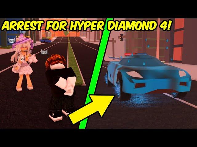 IF YOU ARREST ME, YOU WIN HYPER DIAMOND 4! | Roblox Jailbreak