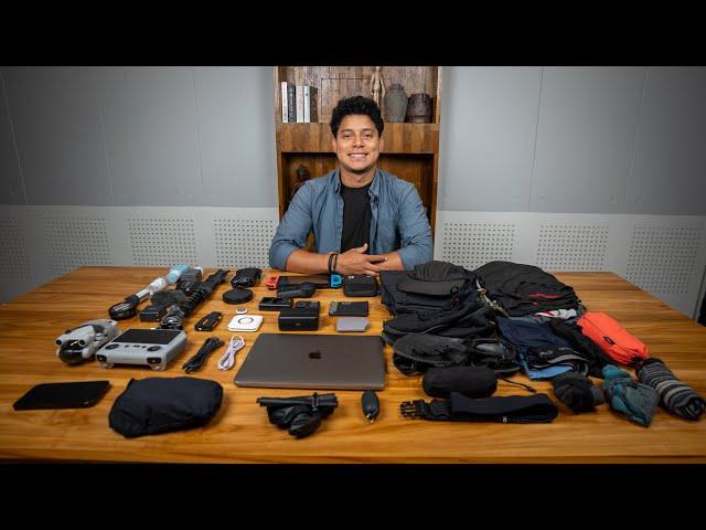 My Digital Nomad Packing List: Carry on Bags, Tech & Filmmaking Gear