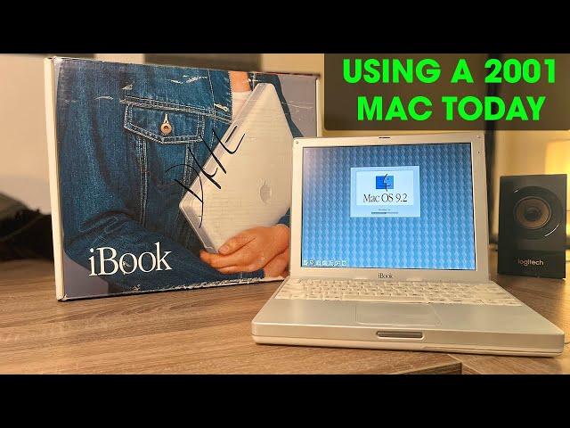 Unboxing and Using an Apple iBook G3 Today