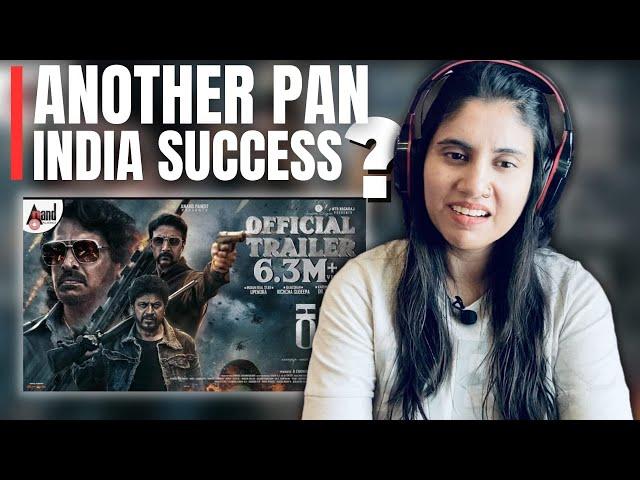 KABZAA Official Kannada Trailer Reaction  | Upendra |Sudeepa | Shivarajkumar | Ashmita Reacts