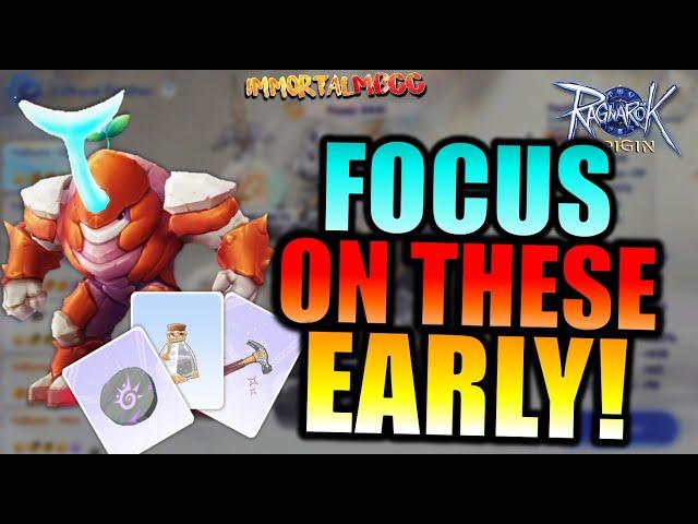 EARLY GAME INVESTMENTS THAT WILL CARRY YOU IN END GAME!! - RAGNAROK ORIGIN