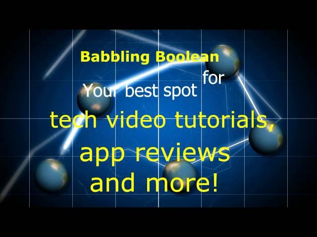 Babbling Boolean 2