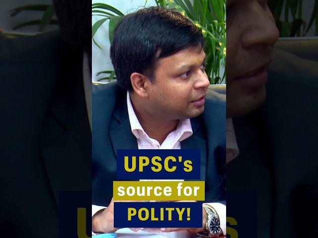 UPSC's Source for Indian Polity - Niraj Kumar Sir | Prelims 2024 Strategy Series