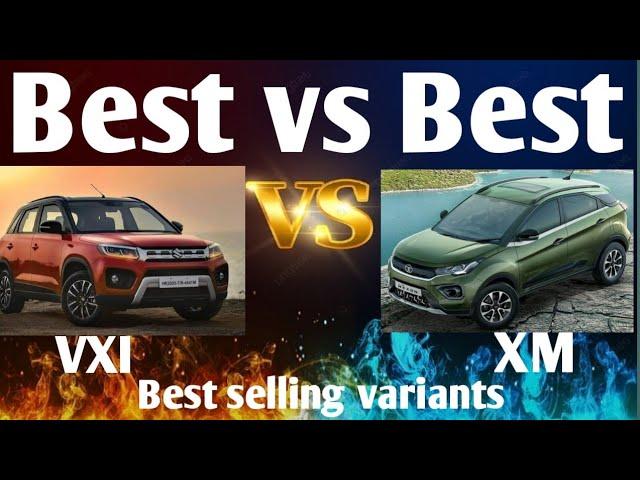 Tata nexon (xm) VS Maruti suzuki v. brezza (vxi) detail comparison