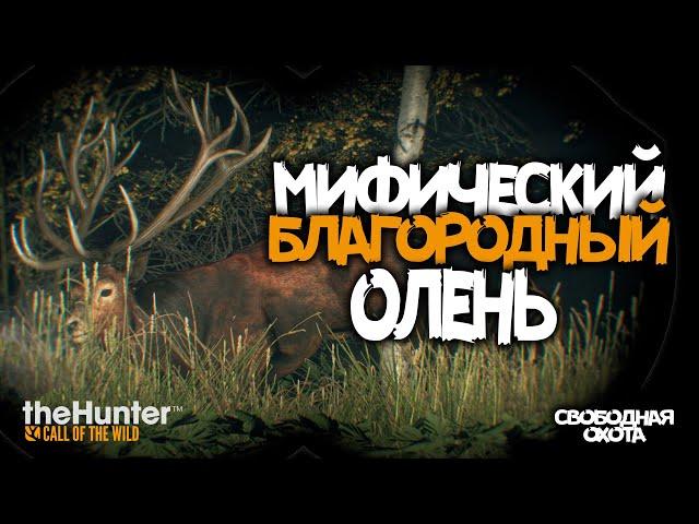 theHunter: Call of the Wild Хиршфельден - Свободная охота МИФИЧЕСКИЙ БЛАГОРОДНЫЙ ОЛЕНЬ