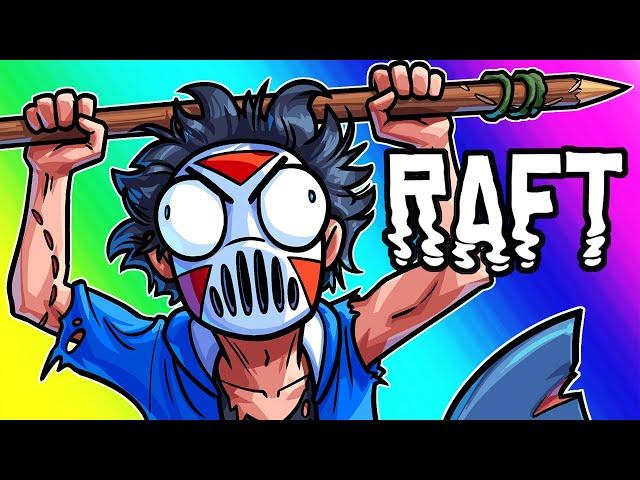 Raft Funny Moments - Morons Stuck out at Sea