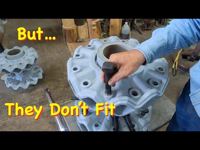 Mismatched Bolts & Mismatched Holes on 10 Foot Wheels | Engels Coach Shop